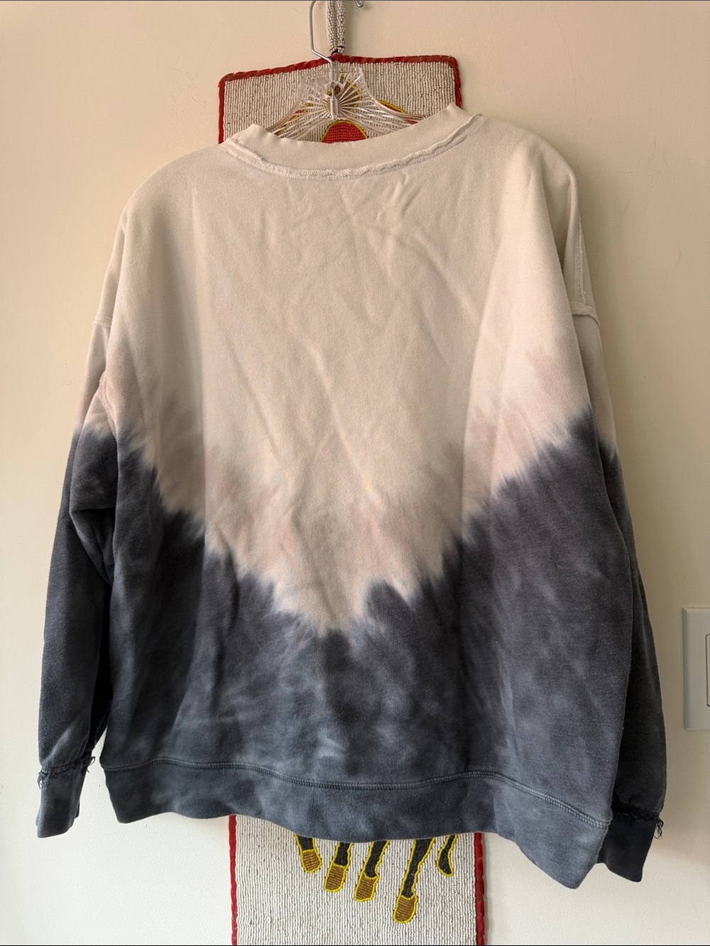 “FREE PEOPLE” Oversized Women’s Sweatshirt with Pockets - Picture 2 of 5